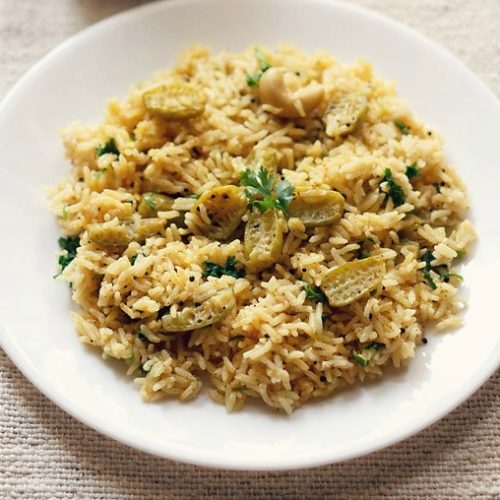 tendli bhaat recipe, kovakkai rice recipe, tondli bhaat recipe