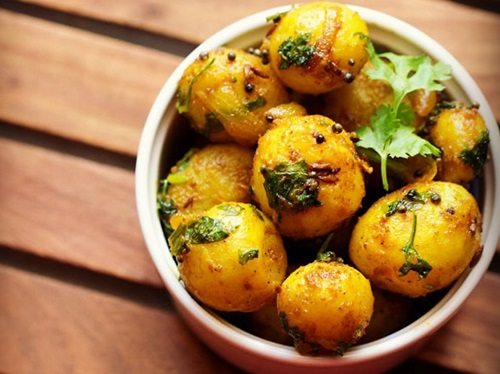 baby potato fry recipe, small potato fry recipe