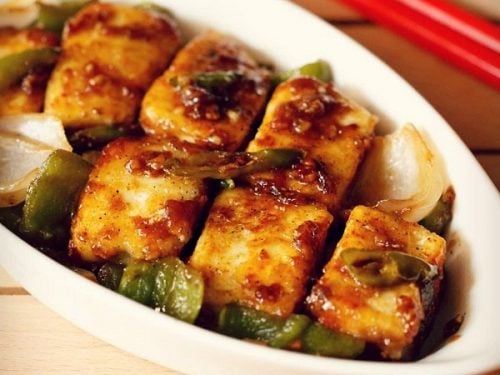 dry chilli paneer recipe, chilli paneer dry recipe