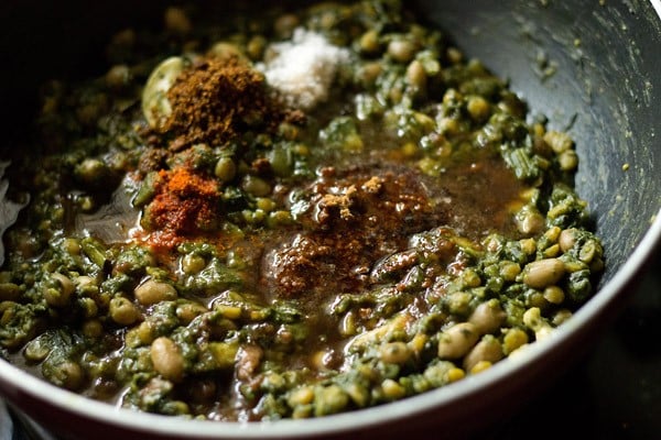 making alu chi patal bhaji recipe