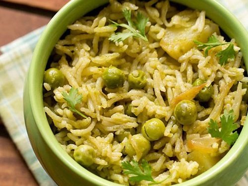 coriander rice recipe