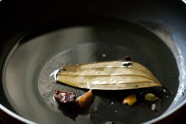 sautéing spices for shorba recipe. 