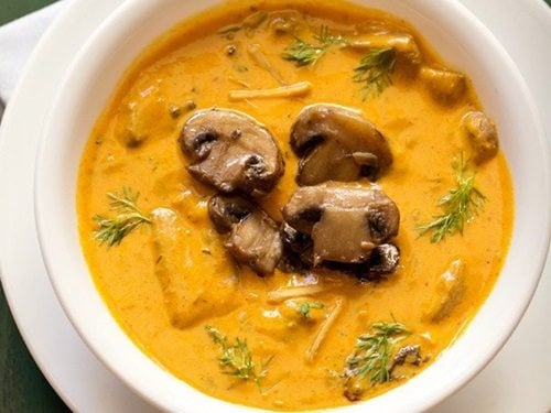 mushroom makhni recipe