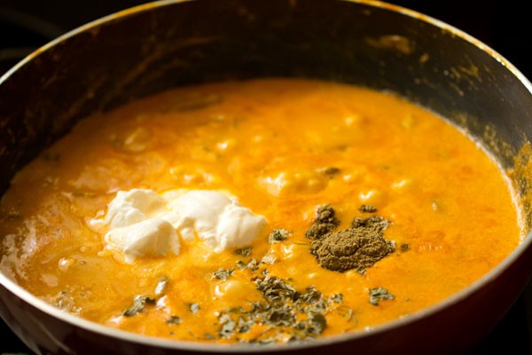 cream for mushroom butter masala recipe