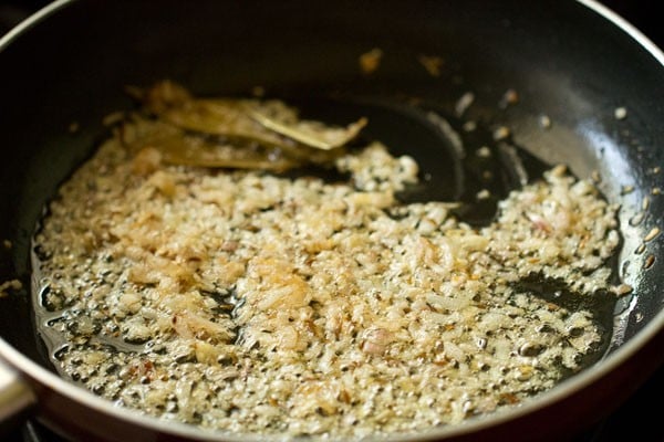 sauteing onions