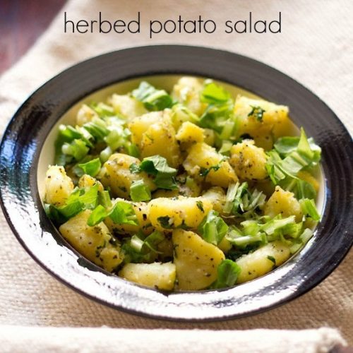 potato salad recipe, aloo salad recipe