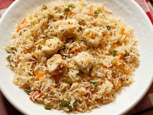 paneer fried rice recipe