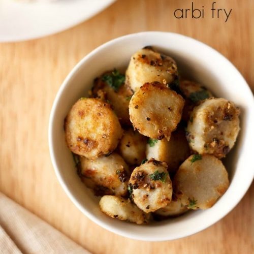 arbi fry recipe, seppankizhangu fry recipe