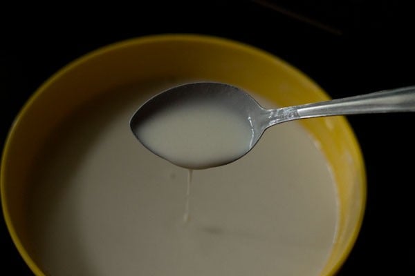 batter made for spring roll sheets. 