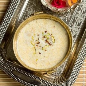 pumpkin kheer recipe, kaddu ki kheer recipe