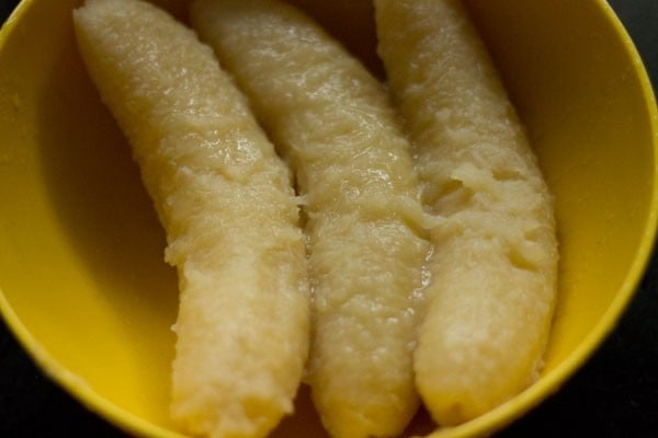 making raw banana kofta recipe