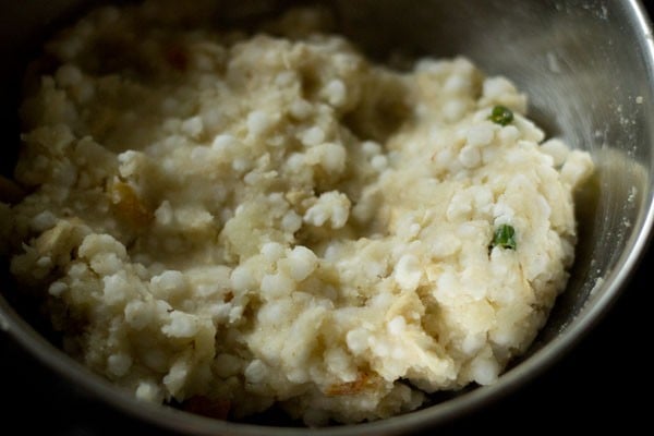 mixture for sabudana tikki