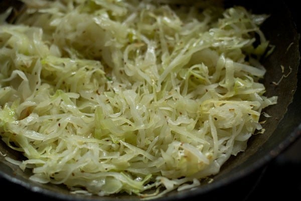 steamed cabbage