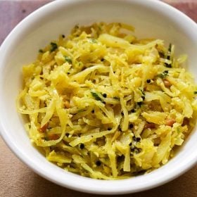 cabbage poriyal recipe