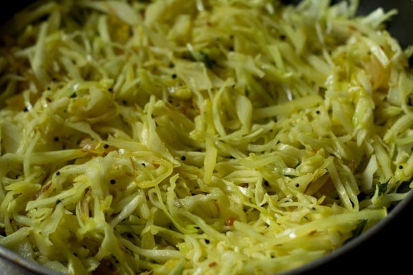 cabbage for cabbage poriyal recipe