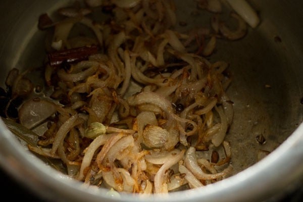 sauteing onions