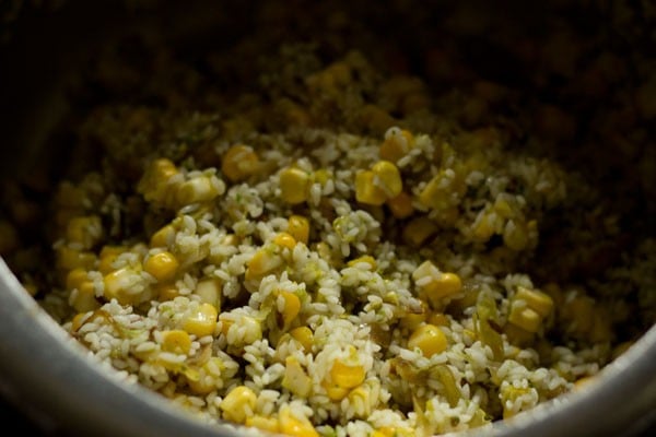 Corn Pulao   Corn Rice - 17