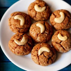 coconut cookies served on a plate.