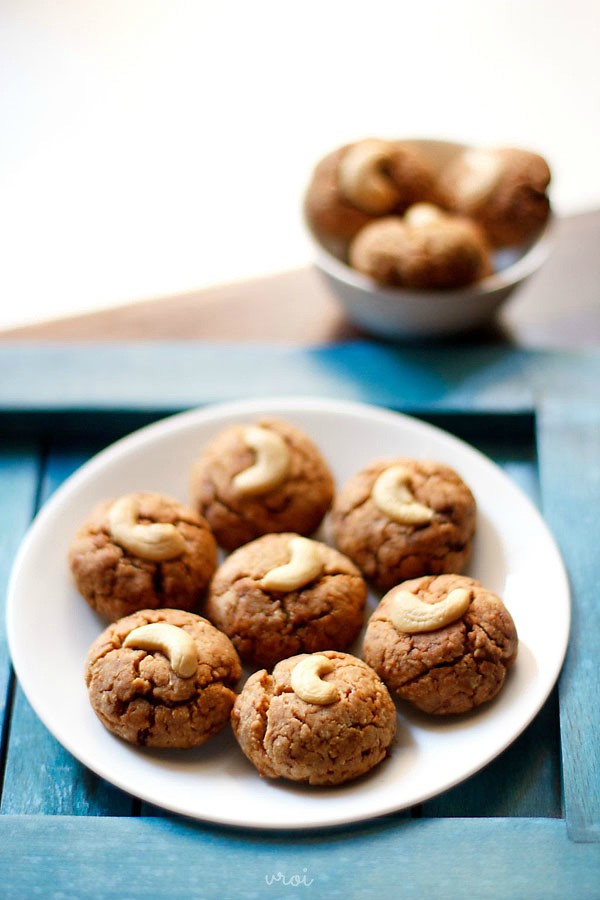 coconut cookies served on a plate. 