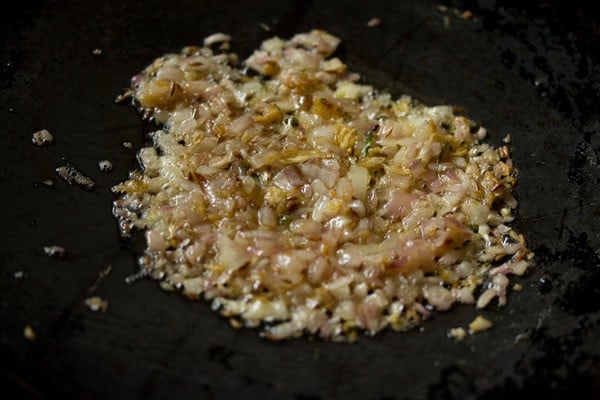 sautéing onions. 