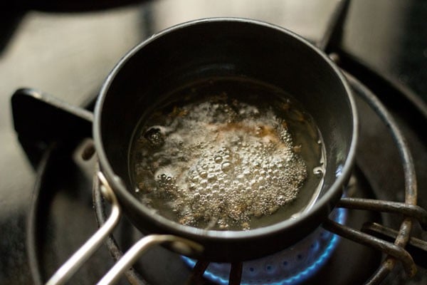 tempering for vendakkai sambar recipe