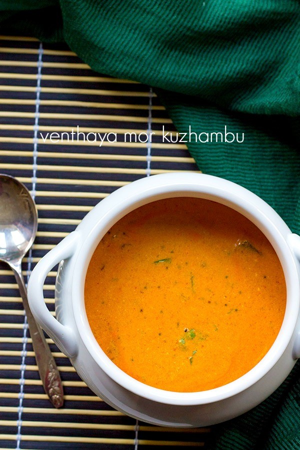 venthaya mor kuzhambu easy fenugreek mor kuzhambu