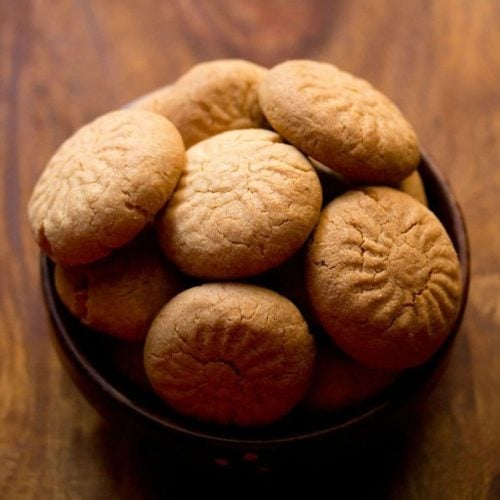 wheat nankhatai recipe, atta nankhatai recipe