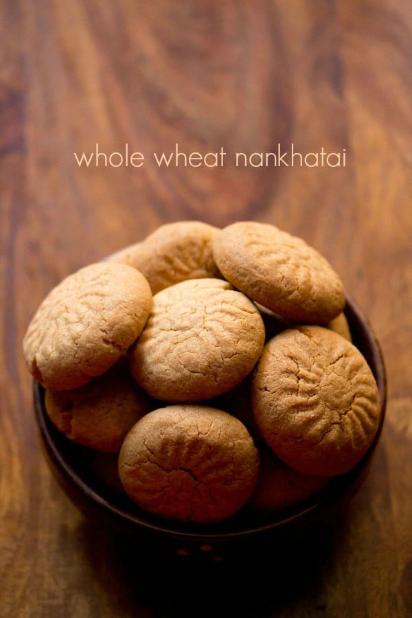 whole wheat nankhatai recipe