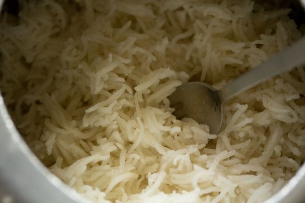 pressure cooked rice