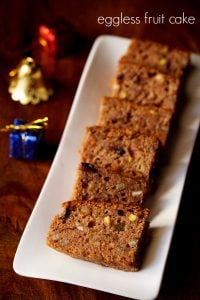 Plum Cake Recipe - Kerala Style (No Eggs, No Alcohol, Whole Wheat)