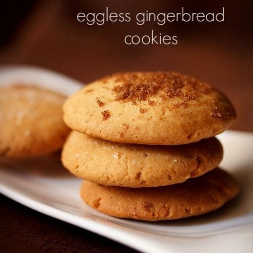 eggless gingerbread cookies recipe