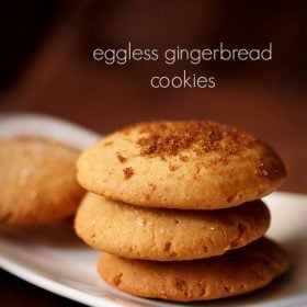 gingerbread cookies, eggless gingerbread cookies recipe