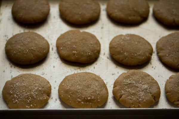 sugar dusted on top of the cookies for some sparkle.