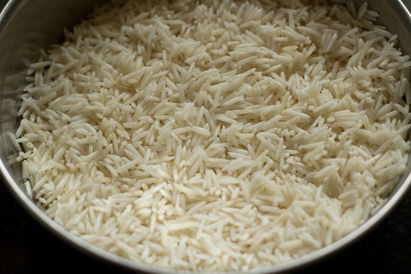 rice for Mughlai vegetable biryani recipe