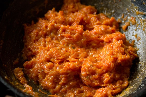 sautéing carrot mixture. 