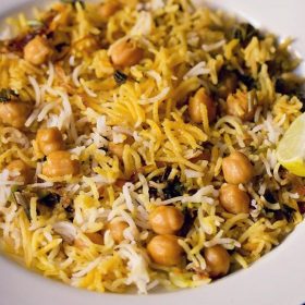 chana biryani