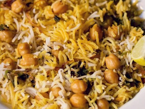 chana biryani