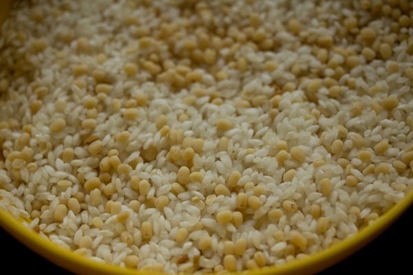 strain water from rice and dal