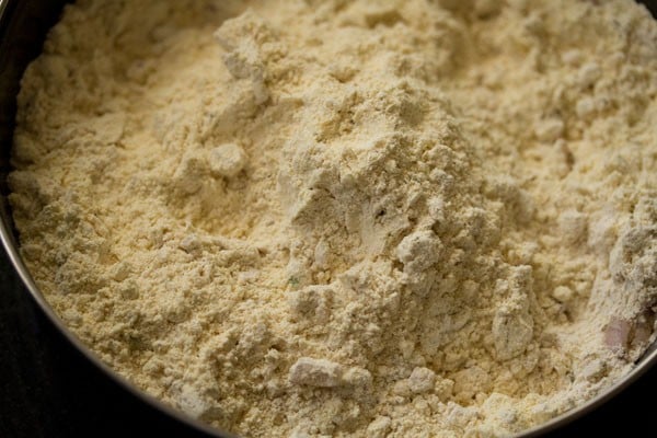 flour in a bowl