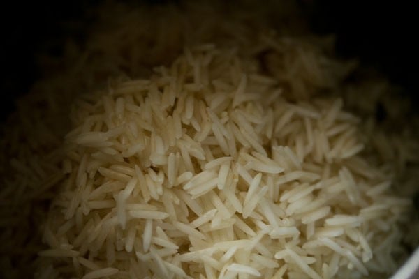 Soaked rice