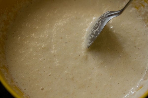 mix the batter