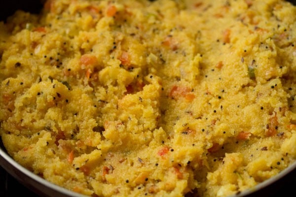 coooked tomato upma