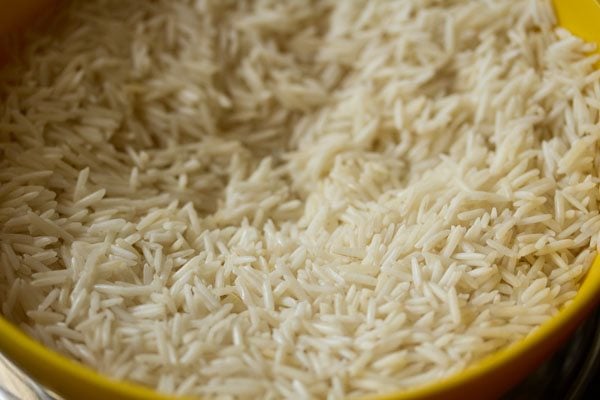 rice for green pulao