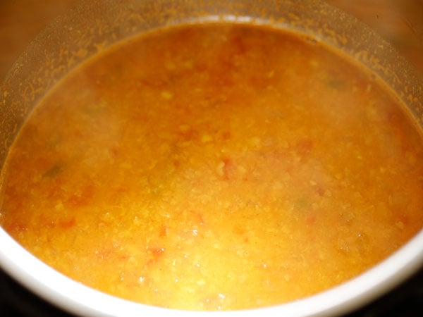 cooked lentils in instant pot