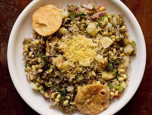 moong sprouts chaat recipe