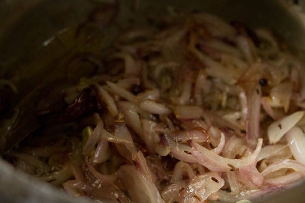 sautéing onions. 