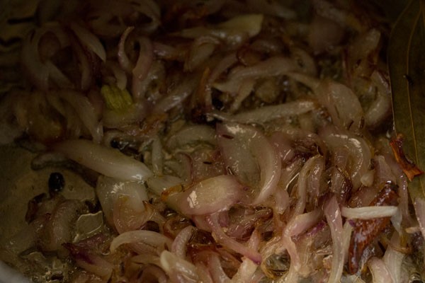 sautéing onions. 