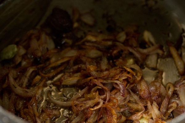 sautéed onions in pressure cooker. 