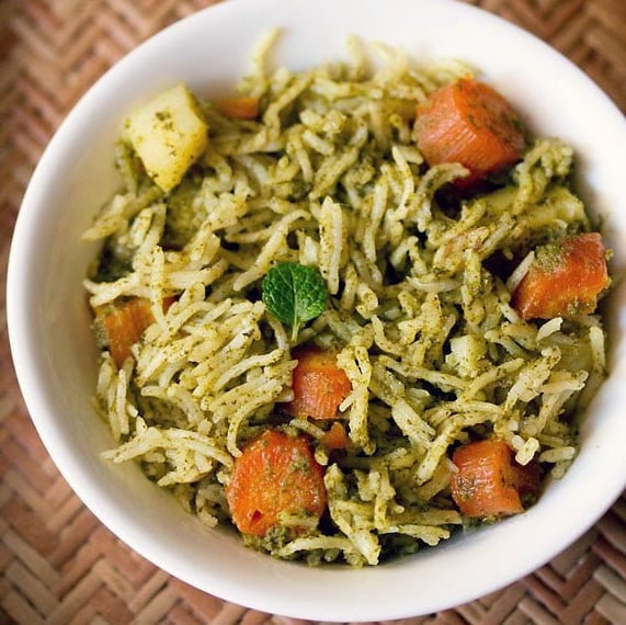 Green Pulao