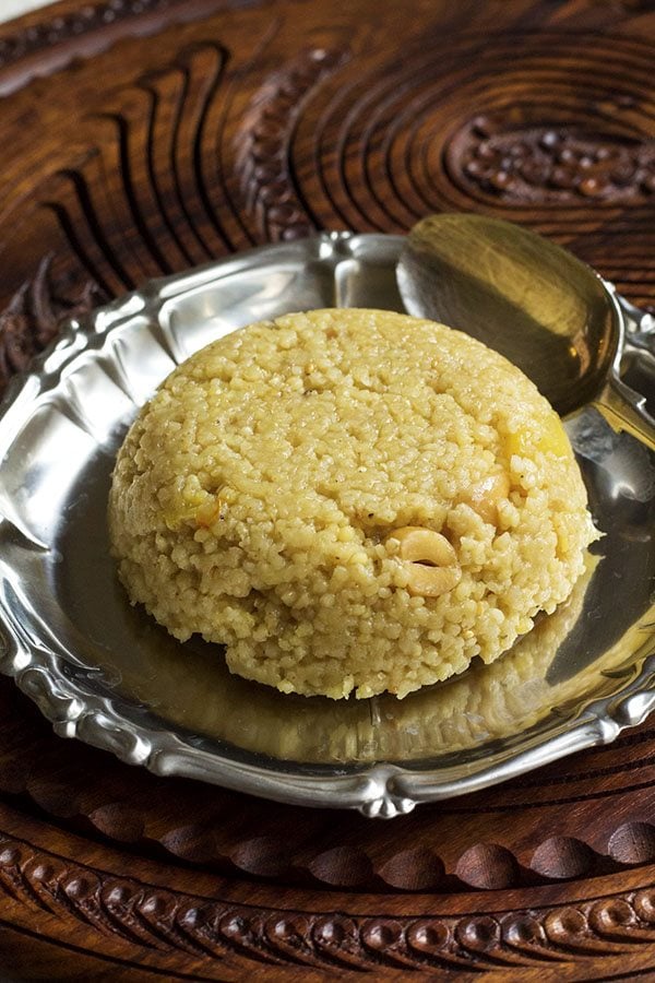 Foxtail Millet Pineapple Kesari Sheera Recipe
